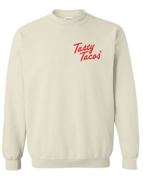 Overlay Crewneck Sweatshirt | Tasty Tacos